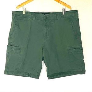 Weatherproof WP Mens Cargo Chino Shorts Size 42 W Olive Army Green